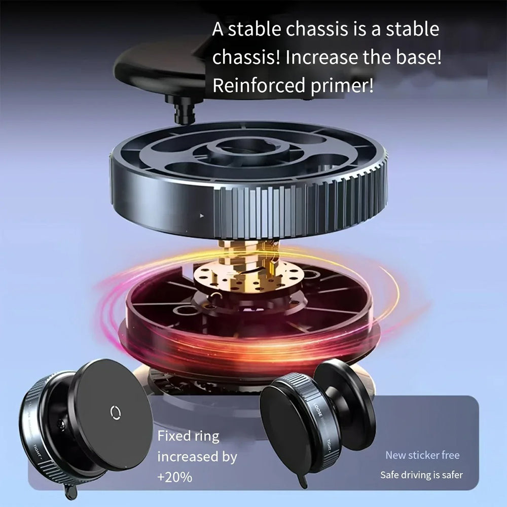 Magnetic Vaccum Car Phone Holder
