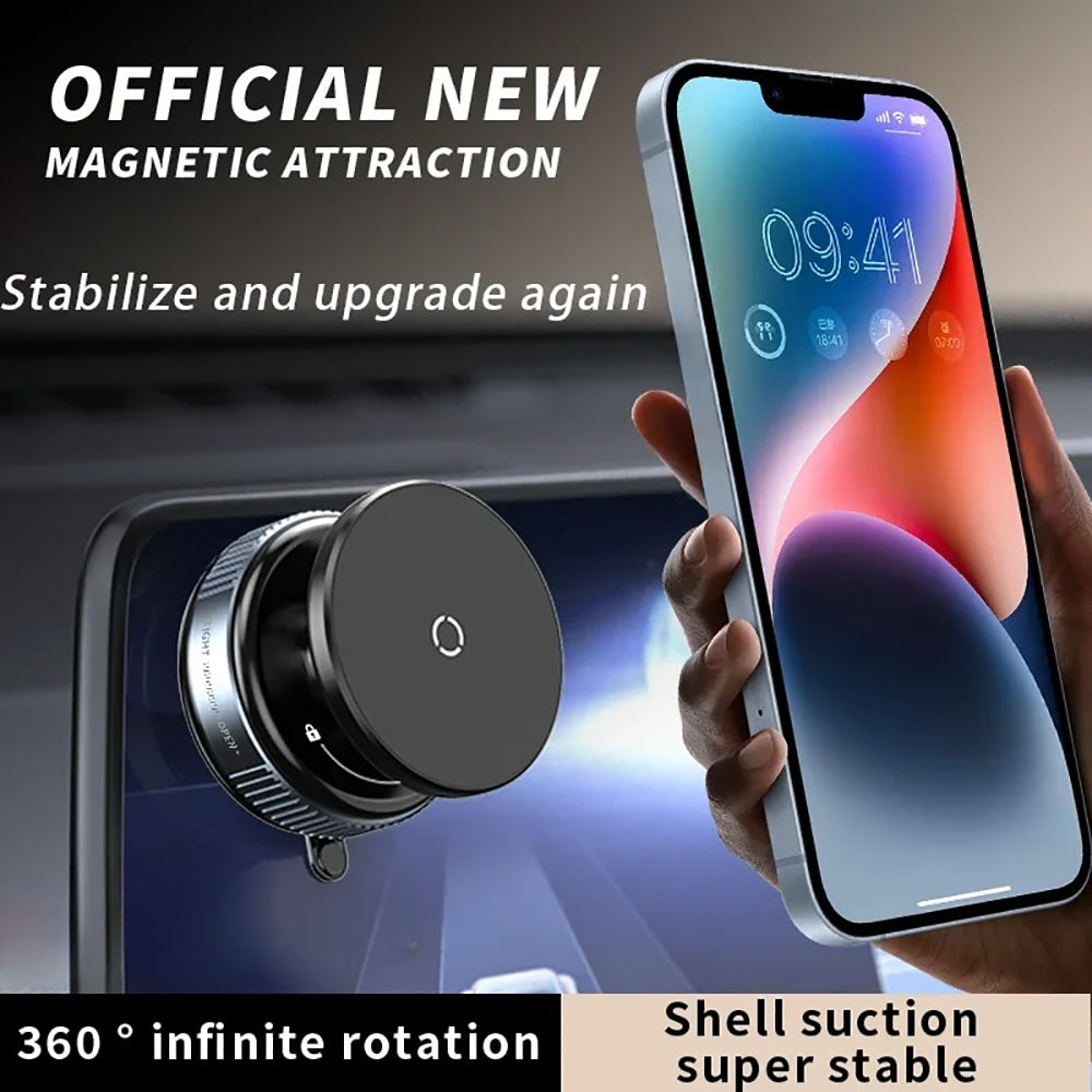 Magnetic Vaccum Car Phone Holder